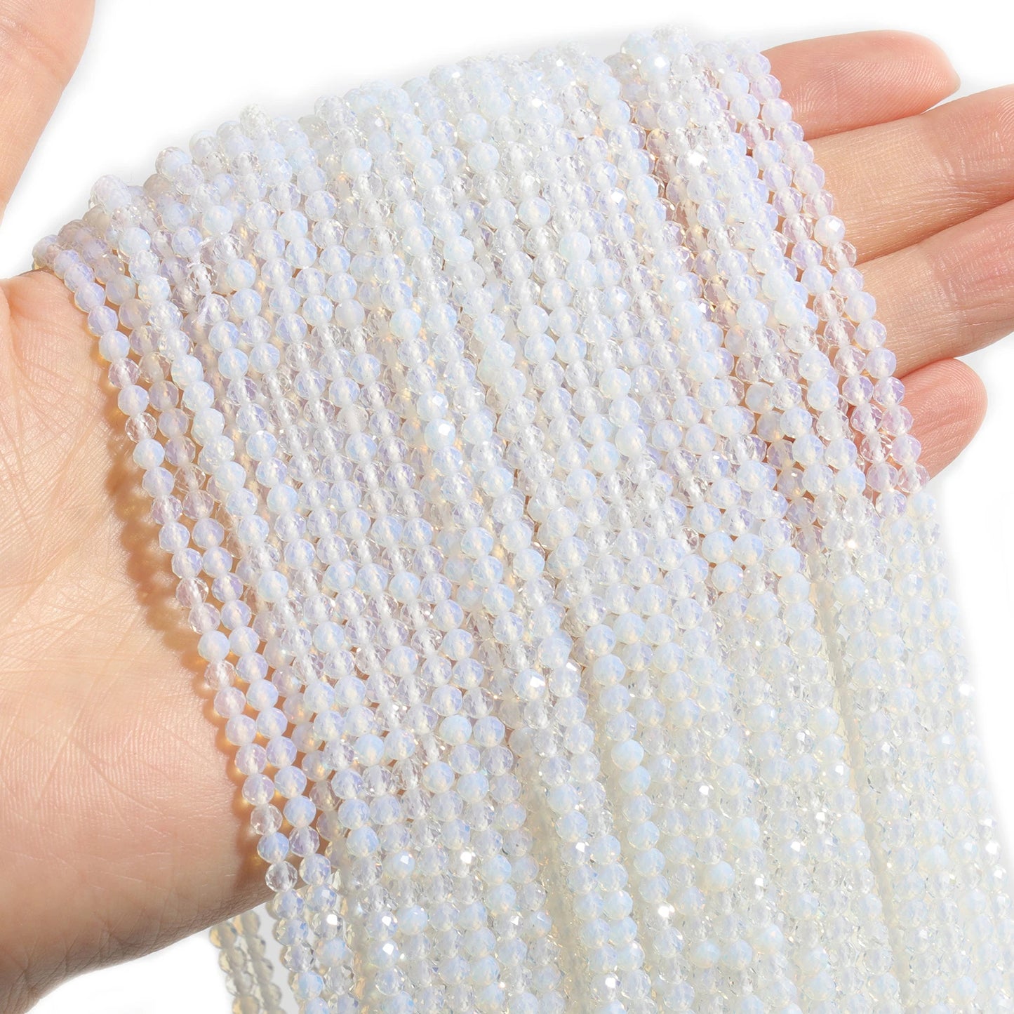 2 3 4mm 15" natürliche afrikanische Smaragdperle kleine facettierte Steine runde lose Steinperlen für DIY Armband Halskette Schmuckherstellung