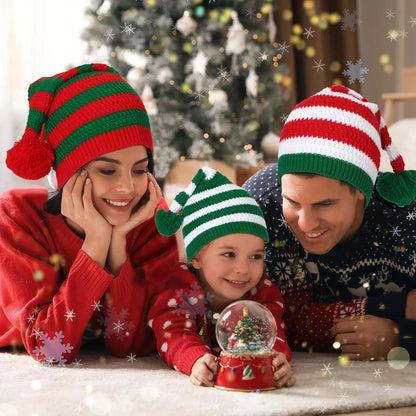 Weihnachtsmütze im Weihnachtsmann-Kostüm-Stil, festliche Mütze für Outdoor-Aktivitäten, Urlaub, Party, Dekoration und Weihnachtsgeschenke für die Familie