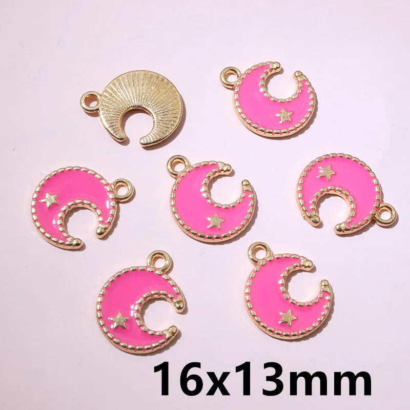 20 Stück 15 x 12 mm Emaille doppelseitig hohle Herz Charms Anhänger DIY Schmuckherstellung Zubehör für Armband Ohrringe Halskette