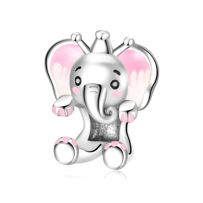 Charm-Anhänger aus 925er-Sterlingsilber mit Oktopusperlen und Stammbaum und Herz, passend für Schlangenarmband, Boutique-Halskette, rosa Anhänger, Geschenk