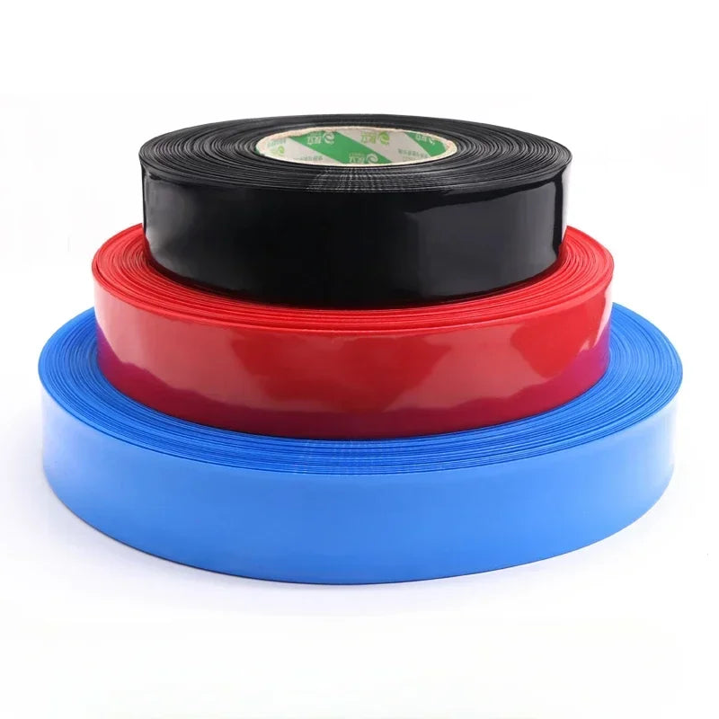 2m 103 PVC-Schrumpf schlauch breite 17mm ~ mm Batterie verpackungen Packung isolierte Lithiumgehäuse-Kabelhülsen-Schrumpf folien verpackung
