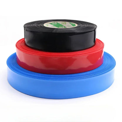 2m 103 PVC-Schrumpf schlauch breite 17mm ~ mm Batterie verpackungen Packung isolierte Lithiumgehäuse-Kabelhülsen-Schrumpf folien verpackung