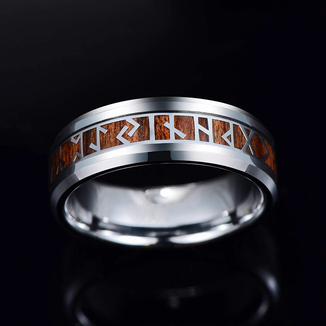 Mode Wikinger Baum des Lebens Edelstahl Abalone Muschel ringe für Männer Odin Norse Wikinger Runen ringe Retro Amulett Schmuck Geschenk