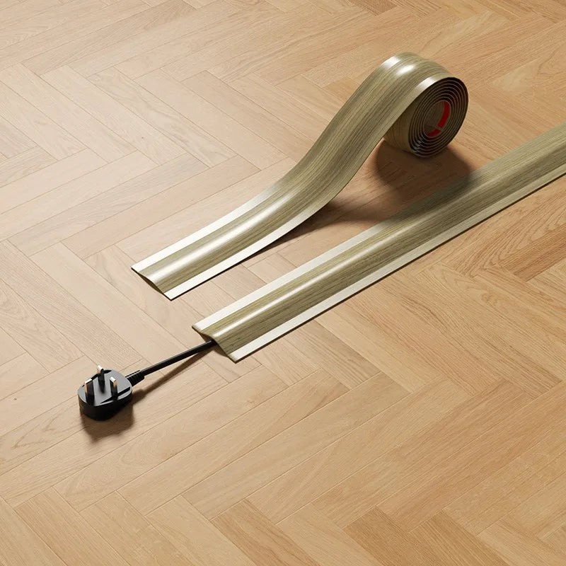 1PC 1m/3meter Kabelabdeckung Boden PVC Kabelabdeckungen für Drähte auf dem Boden, weiche Bodenkabelabdeckung Kabelversteckung
