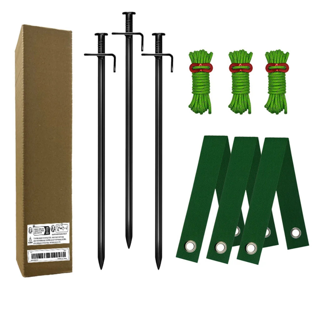 1 SET Baumpfahl-Sets, Baumpfahl-Sets für junge Bäume gegen schlechte Wea für neu gepflanzte Baumbänder, Gartenzubehör