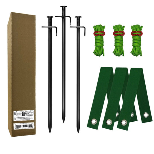 1 SET Baumpfahl-Sets, Baumpfahl-Sets für junge Bäume gegen schlechte Wea für neu gepflanzte Baumbänder, Gartenzubehör