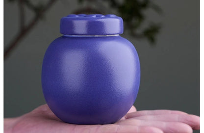 Ceramic Pet Urns with Paw Print Ashes, Funeral Storage, Animal Burial Urn, Cremation Keepsake, Puppy Ashes, Box, Caused Cat Souvenir
