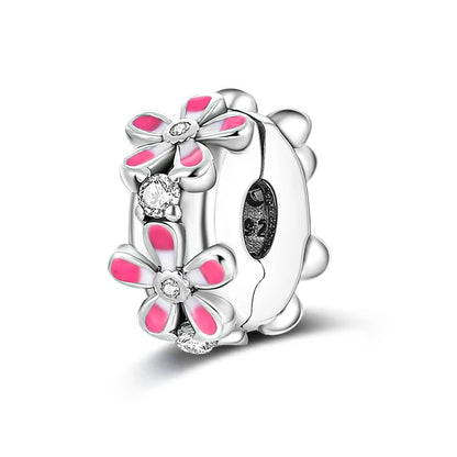 Blumen-Charms aus 925er Silber, Sonnenblumen-Tulpen-Anhänger, passend für Original-Pan-Armbänder zur Herstellung von Schmuck