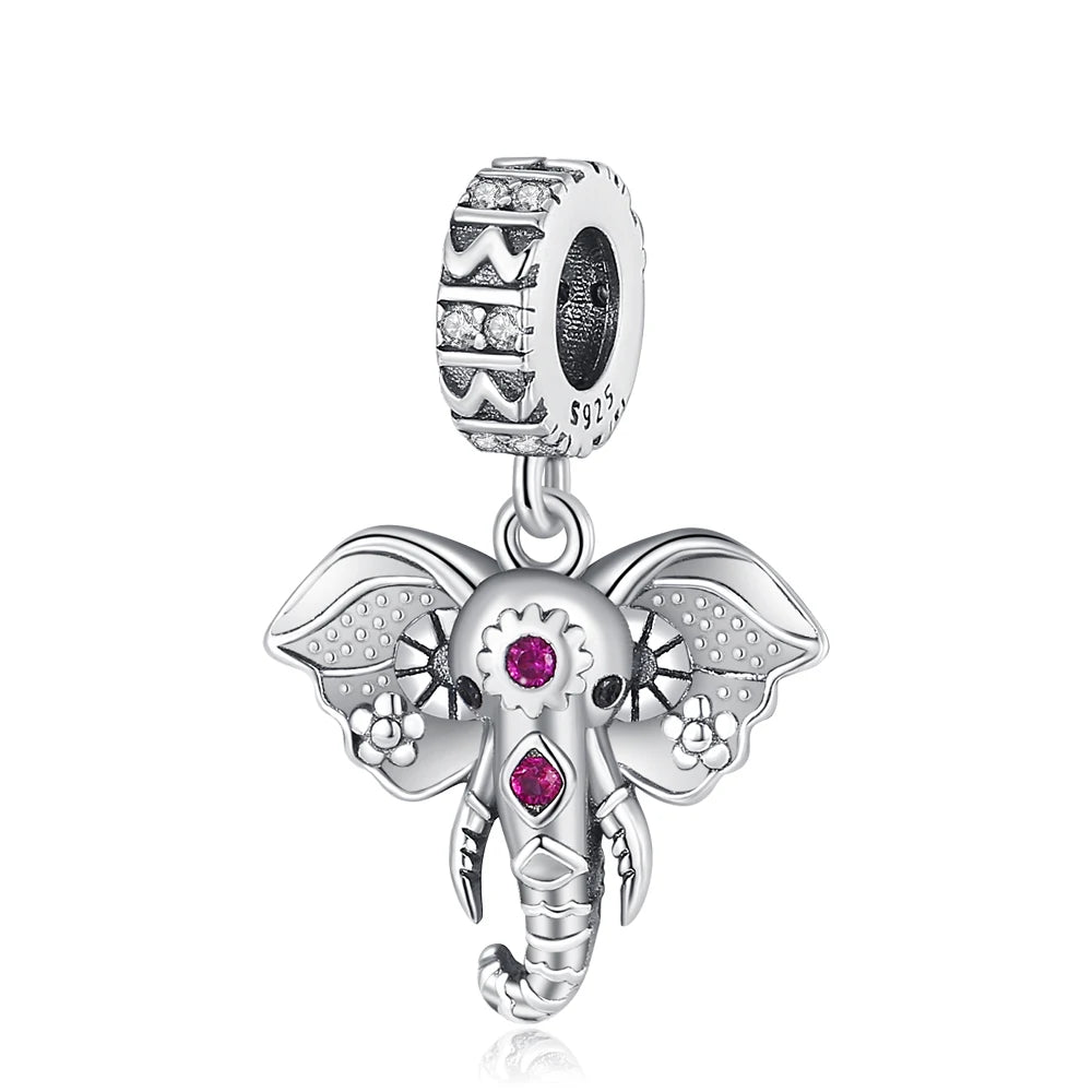 Tier-Serie, 925er-Sterlingsilber, Giraffe, Kamel, Gans, Orang-Utan, Affe, Siegel-Charm, passend für DIY-Armbänder, Halsketten, edler Schmuck, Geschenke