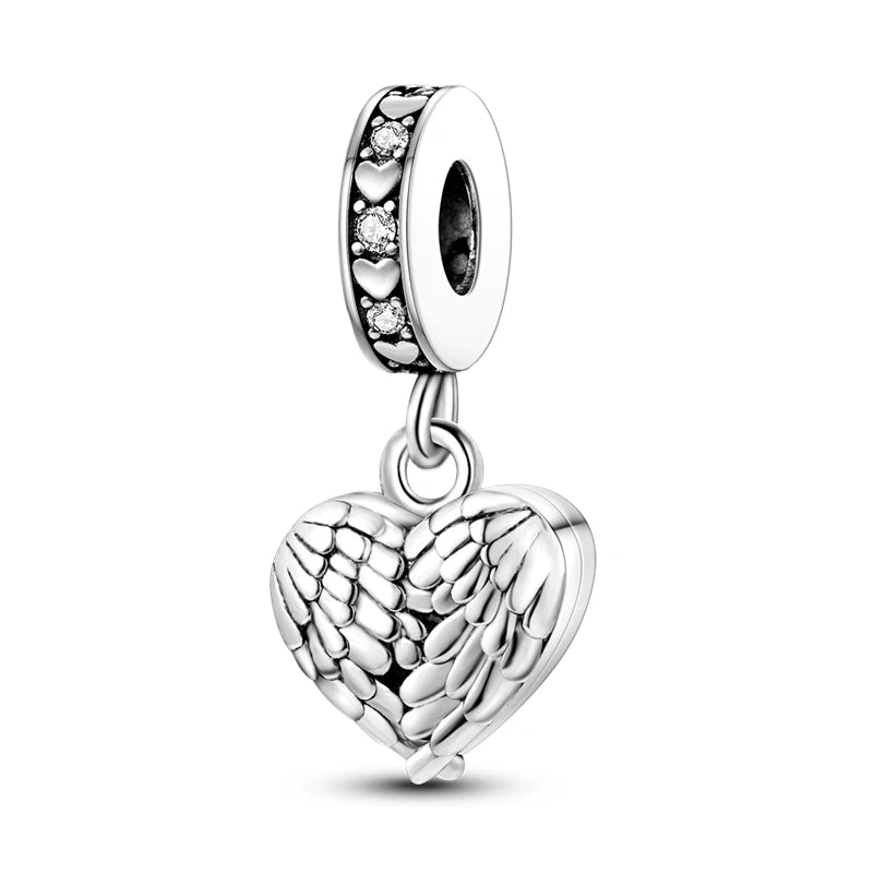 Charms aus 925er-Sterlingsilber, Flugzeug, Reisepass, Elefant, Perlenanhänger, passend für Original-Armbänder, für Frauen, Geburtstag, Modeschmuck, Geschenk