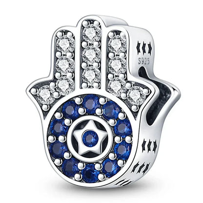 Heißer Verkauf 925 Silber Farbe Evil Eye Charm Dämon Auge Perle Für Original Armband & Armreif DIY Machen Mode Schmuck geschenk