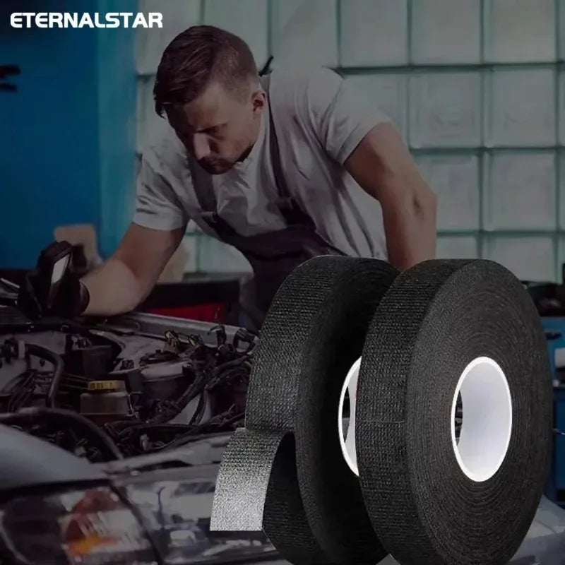 9/15/19/25 MM Elektrisches Isolierband Hitzebeständiges Kabelbaumband Auto Kabelbaum Kabelbaum Schutz Wasserdichtes Klebeband