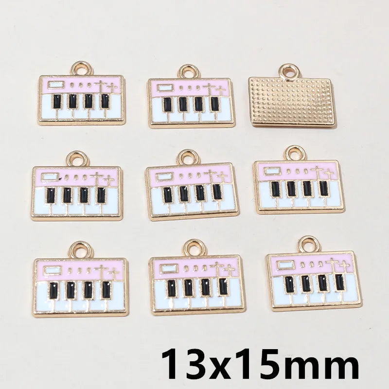 20 Stück Ozean Meeres tiere Krabben Seestern Riff Fisch Klavier Emaille Anhänger Charm Edelstahl DIY Schmuck Making Zubehör