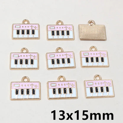 20 Stück Ozean Meeres tiere Krabben Seestern Riff Fisch Klavier Emaille Anhänger Charm Edelstahl DIY Schmuck Making Zubehör