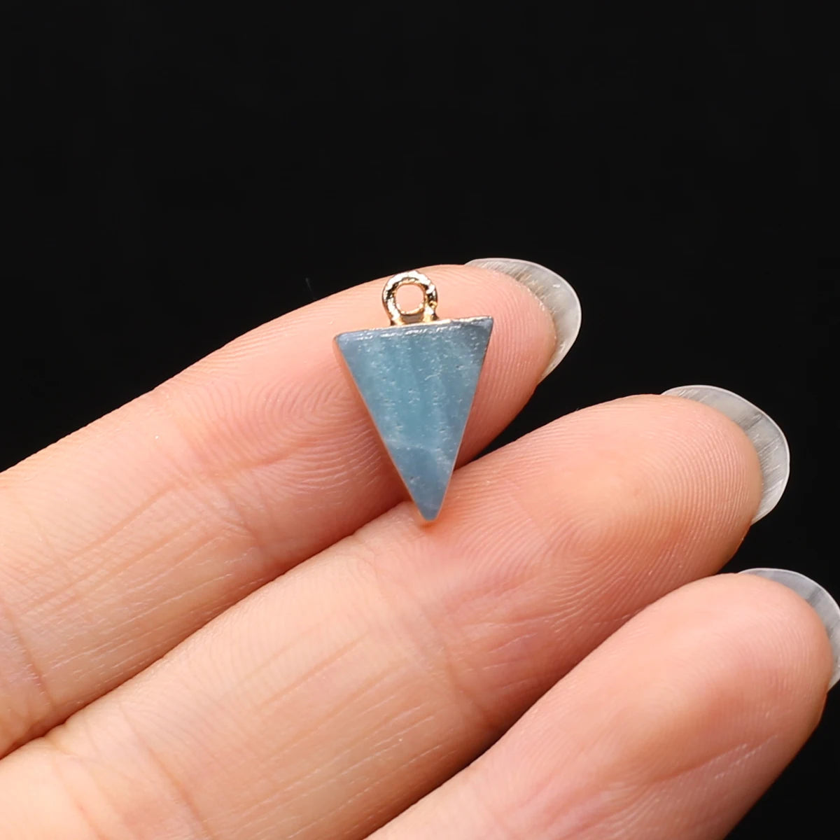 Multishape Natürliche Amazonites Anhänger Charms Natürliche Blaue Stein Stecker für Die DIY Jewerly Halskette Armband Zubehör