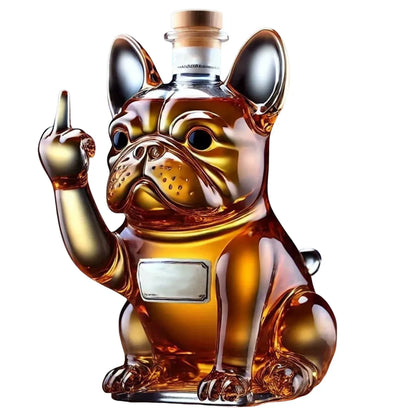 Simulation Dackel Hund Whisky Glas Flasche Dekanter Streich Dackel Dekanter Dekoration Statue Flasche Geeignet für Bars
