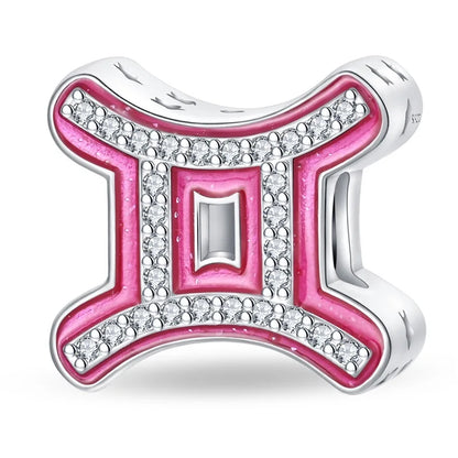 Heißer Verkauf 925er Sterlingsilber, Geburtsstein Juni, Herzperlen und Sonne und Mond, Medaillenanhänger, passend für Armband-Halskette, exquisite Geschenke