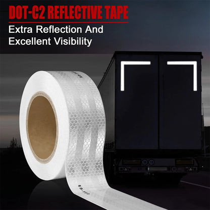 Auto Reflektierende Sicherheit Band Warnung Licht Reflektor Schutz Lkw Auto Motorrad Sicherheit Mark Reflektierende Streifen Aufkleber