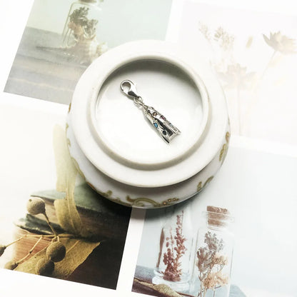 Neuer bunter Raketen-Anhänger, baumelnder Charm, 925er Sterlingsilber, Modeschmuck für Damen und Herren, trendiges Geschenk