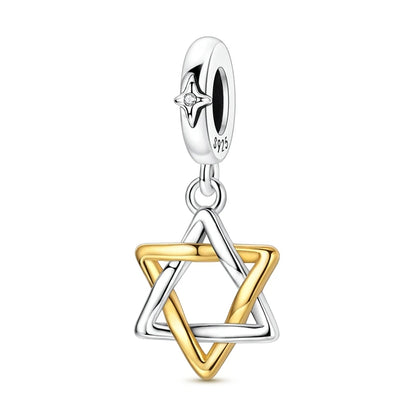 Original-Charm-Perlen aus 925er-Sterlingsilber, goldener Leopard, Glühwürmchen, Schmetterling, Heißluftballon-Perlen, passend für DIY-Armbänder, edler Schmuck