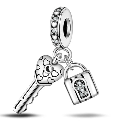 Heißer Verkauf Charms Perlen 925 Sterling Silber Farbe Bogen Kreuz Lebensbaum Perlen Fit DIY Original Armreif Charme Anhänger Schmuck