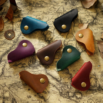 Leder-Kabelclip, Kopfhörerkabelhalter, multifunktionaler Kabel-Organizer, Kabelbänder, USB-Halter für den Schreibtisch, ordentlicher Organizer