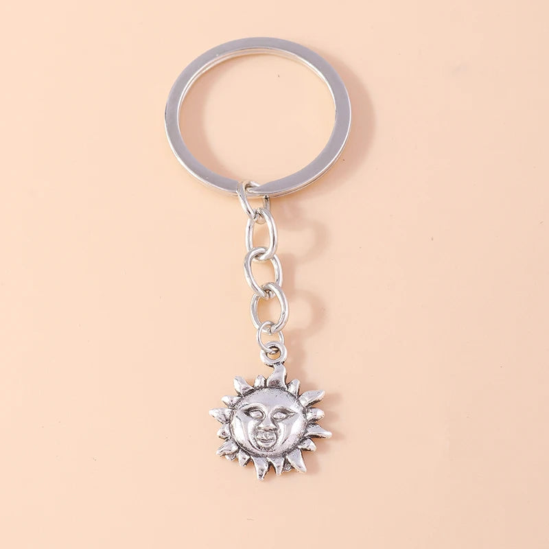 Retro Truthahn Glück bösen Blick Schlüssel bund Edelstein Kristall Schlüssel ring Anhänger für Auto Schlüssel halter Handtasche Dekor DIY Schmuck Geschenke