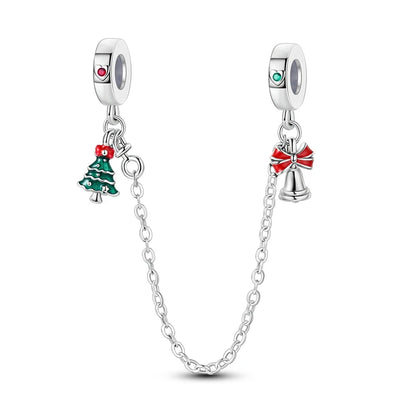 Silber-Charm, 925er-Sterlingsilber, Clip-Charms, Sicherheitsketten-Charm, CZ-Pavé, runde Clip-Perlen, passend für Original-Armbänder, Schmuckherstellung