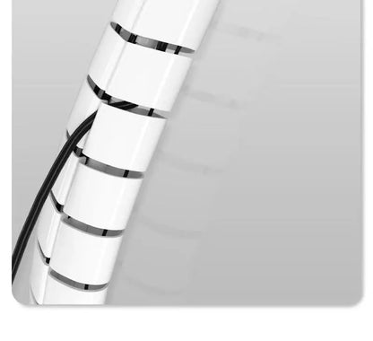 ISRTAO Verstellbare Kabelhülle unter dem Schreibtisch, Kabelablage, Workstation, Kabelmanagement, Schlangen-Organizer für ordentliche Kabelanordnung