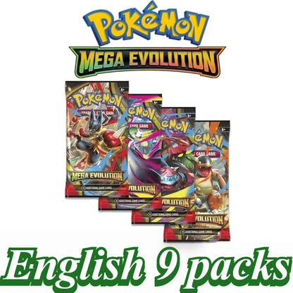 Englische Pokémon-Sammelkartenspiel MEGA Evolution Phantasmal Flames Sammelkarten Pokémon-Kampfkarten Geschenk für Fans