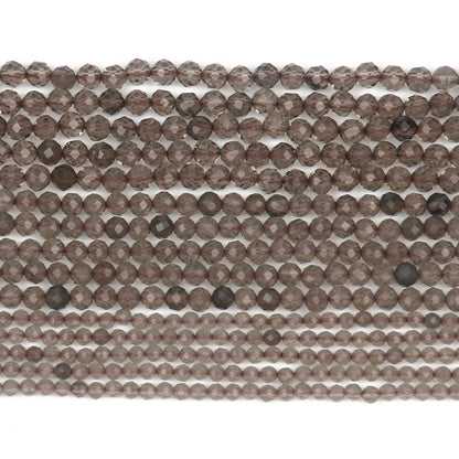 2 3 4mm natürliche facettierte Citrin Opal Jade Onyx Edelstein Perlen runde Mineral perlen für Schmuck herstellung DIY Armband Zubehör