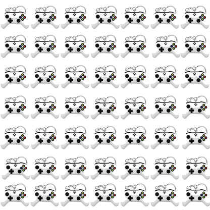 50PCS Schlüsselbund für Jungen Männer Gamepad Schlüsselring Joystick Game Controller Schlüssel Zubehör fit Handtasche Schlüssel Anhänger Freunde Schlüssel geschenke