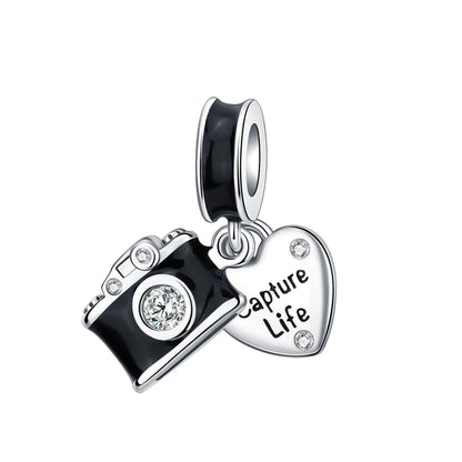 925 Sterling Silber Familie Schmetterling Flugzeug baumeln Perlen passen original Pandora Charms Armbänder DIY Perle Frauen Schmuck herstellung