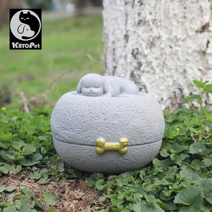 Pet urn shape for cats and dogs, memorial cremation urn, original handmade decoration, funeral, cat and dog urn, memorial box