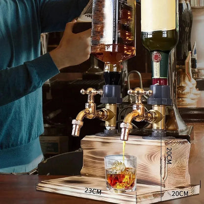 Spender Wasserhahn Whisky Spender Holz Whisky p Holz Weinform geeignet für Freunde sammeln, Familien treffen