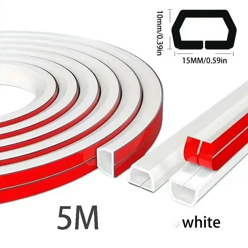 1 Rolle 300 cm Kabelmanagement-Hülle - Selbstklebende PVC-Kabelabdeckung für Wand & Boden, Isolierte Kabelabdeckung
