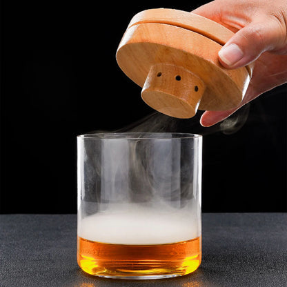 Cocktail-Räucher-Set, Rauch-Set mit 4 Holzspäne, altmodisches Whiskey-Räucher-Getränkekit, Cocktail-Zubehör für Whisky, Getränk