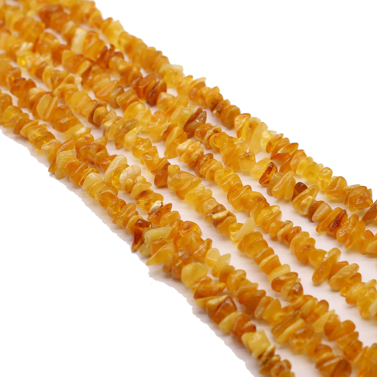 38 cm Natürliche Bernstein Stein Perlen Unregelmäßige Freeform Chip Gelb Kies Perlen Für Schmuck Machen DIY Halskette Armband 10x6mm
