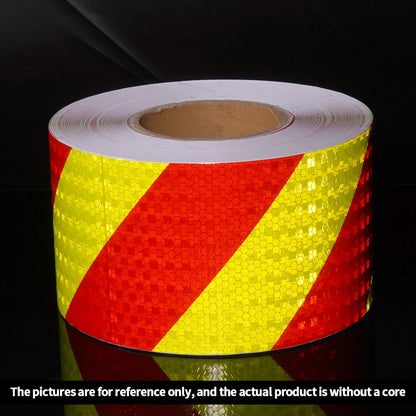 Reflektierendes Klebeband, Twill, grün-rote Streifen, wasserdichter Sicherheitsreflektorenaufkleber für Auto