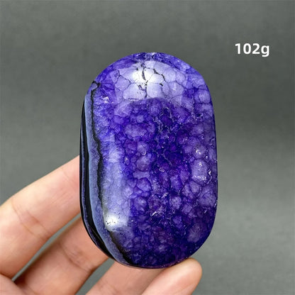 Natürlicher Edelstein Achat Kristall Palm Spielen Mineral Quarz Reiki Heilung Energie Spirituelle Meditation Home Decor Geschenk