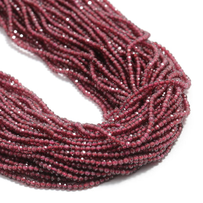 2 3 4 mm facettierte kleine Perlen, natürlicher Aquamarin, Lapislazuli, Turmalin, Amethyst-Steinperlen für Schmuckherstellung, Diy-Zubehör