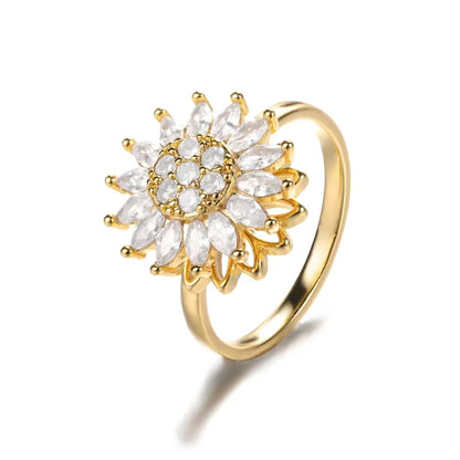 Luxus Edelstahl Ringe Vergoldet Bunte Stein Zirkon Kristall Herz Ring Für Frauen Hochzeit Boho Schmuck Weihnachtsgeschenk