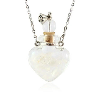 Mode Glas Parfüm Ätherisches Öl Flasche Anhänger DIY frauen Parfüm Wunsch Knochen Asche Lanugo Duft Enhancer Halskette