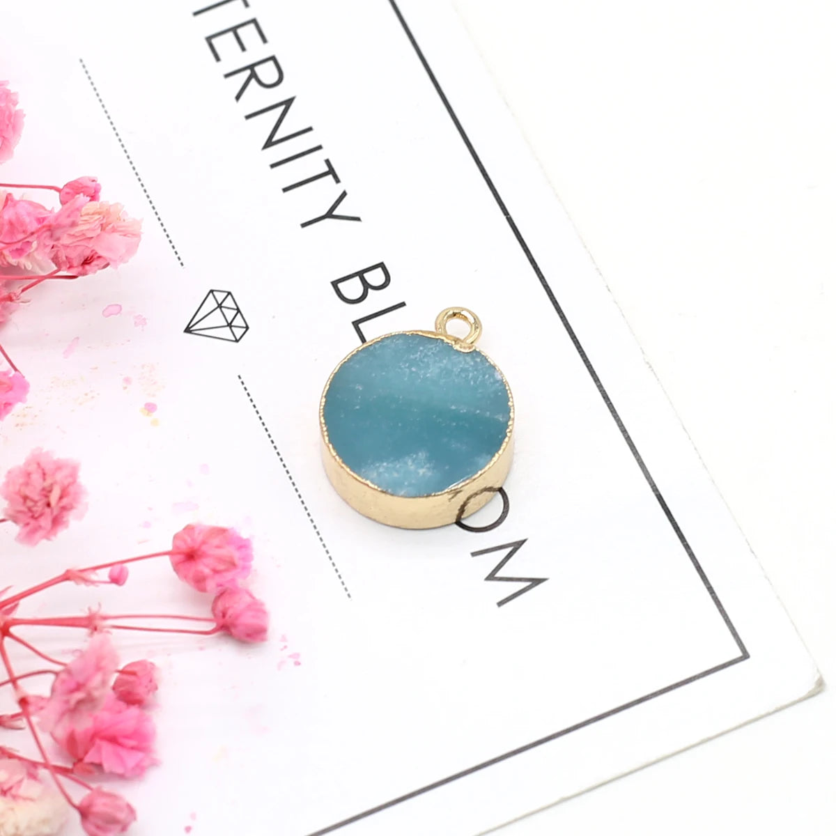 Multishape Natürliche Amazonites Anhänger Charms Natürliche Blaue Stein Stecker für Die DIY Jewerly Halskette Armband Zubehör