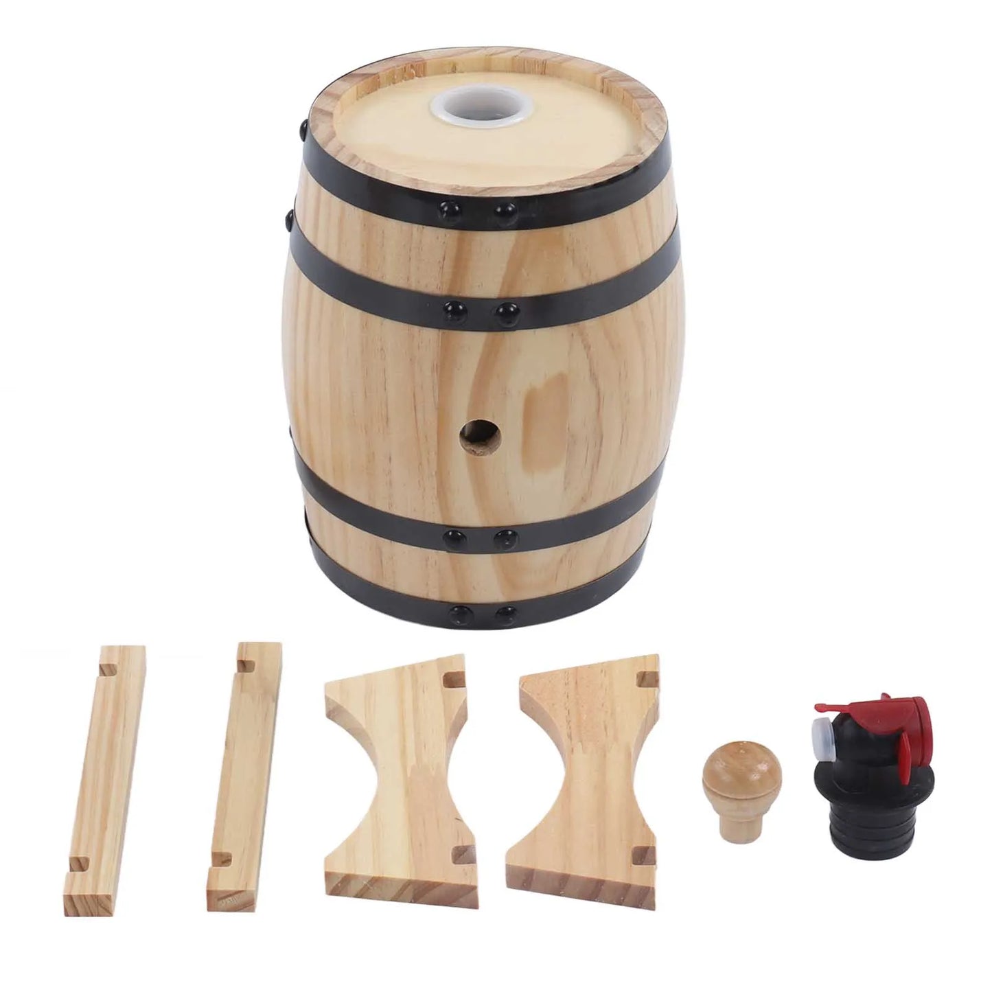 Weinkiefernfässer Weinkiefer Alterungsfässer Bierfässer Dekorative Ornamente für Bar Catering Grillladen