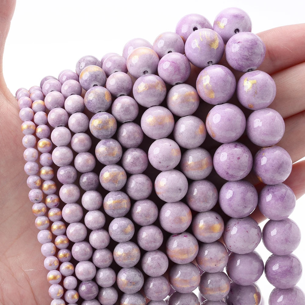 Natürliche rote Koralle Amazonit Türkise Achate Stein Runde lose Perlen für Schmuckherstellung DIY Armband Halskette handgemachte Handwerk