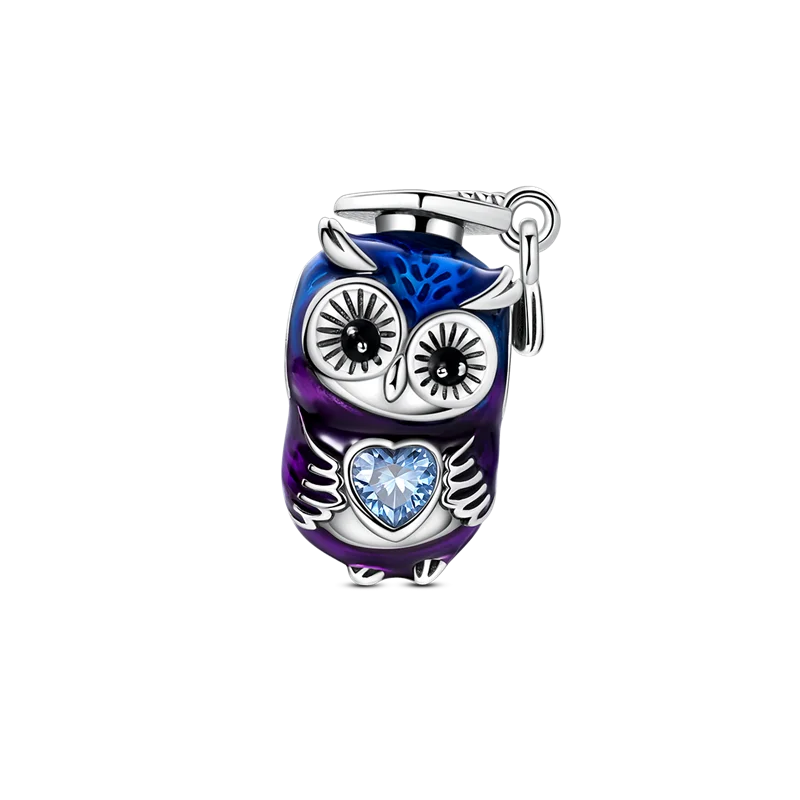 Original-Charm-Perle aus 925er-Sterlingsilber mit eingelegtem Zirkonium, Schleife, Liebesherz, Ballon-Anhänger, passend für Armbänder, DIY-Schmuckmarkierung