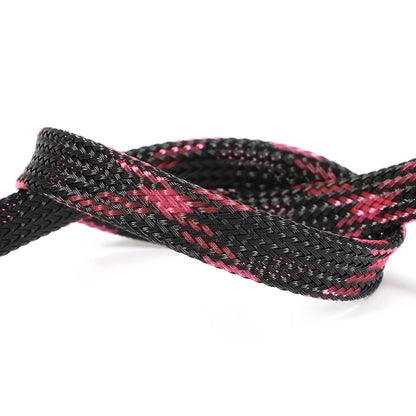 2/5/10M 2mm-20mm Flexibler Kabelschutz für Auto/Elektrische Kabel, Abrieb- und Hitzebeständige PET-Geflechtschutzmanschette