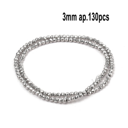 Großhandel AAA Rhodium Hämatit Perlen Charms Herz Stern Rohr Facettierte Runde Unregelmäßige Geometrische Form Perlen Für Schmuck Machen