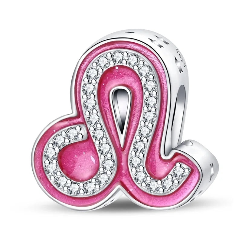 Heißer Verkauf 925er Sterlingsilber, Geburtsstein Juni, Herzperlen und Sonne und Mond, Medaillenanhänger, passend für Armband-Halskette, exquisite Geschenke